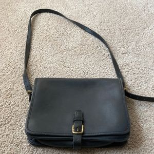 Coach bag, shoulder strap, black ( not jet black)